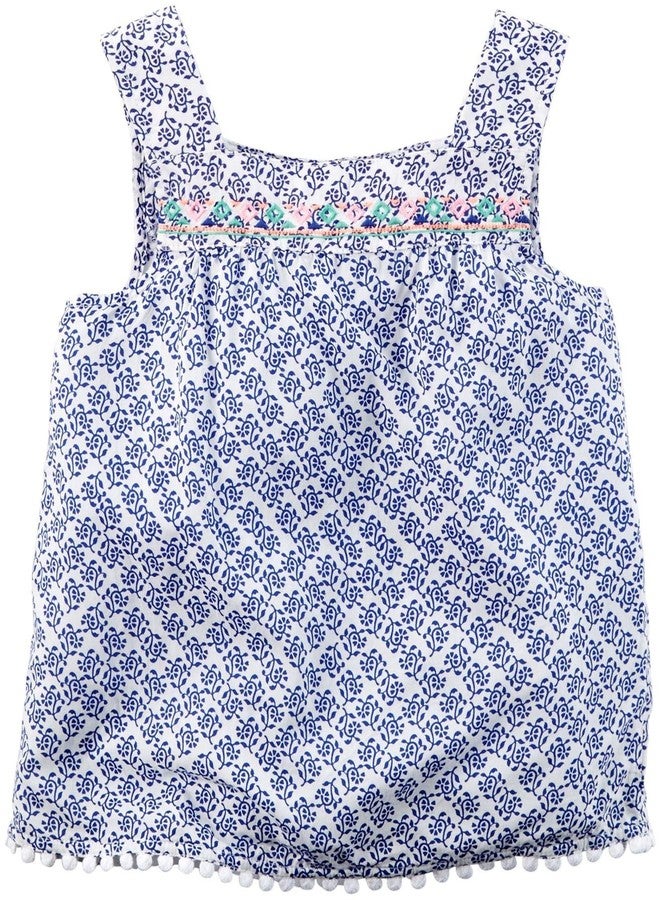 Carter's Woven Fashion Top, Print, 3 Months - Image 1