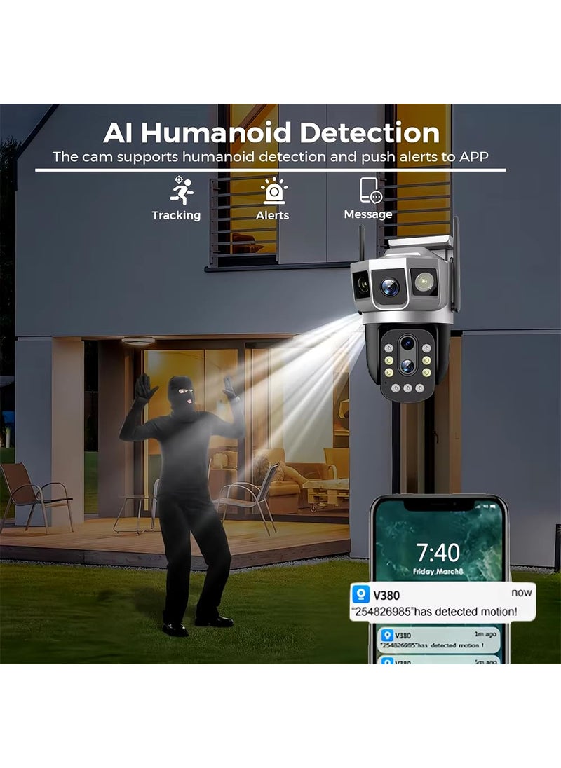 Maizic Smarthome Maizic Smarthome 10X Optical Zoom 5MP5MP Smart 4G Sim CCTV Camera for Home with Triple Screen View 360 View Color Night Vision TwoWay Communication IR Distance 20Mtr 2Years Warranty  - Image 5
