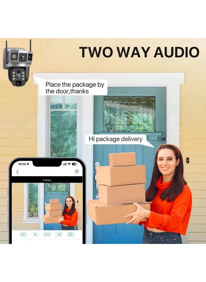 Maizic Smarthome Maizic Smarthome 10X Optical Zoom 5MP5MP Smart 4G Sim CCTV Camera for Home with Triple Screen View 360 View Color Night Vision TwoWay Communication IR Distance 20Mtr 2Years Warranty  - Image 3