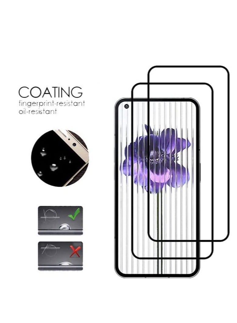 DUSALA [2-Pack] Screen Protector for Nothing Phone 1 Tempered Glass Screen Protector 9H Hardness Anti Fingerprint Scratch Resistance for Nothing Phone 1 - Image 4
