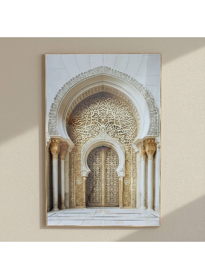 Home Box صورة مؤطرة لباب قبة إلارا في قبرص - 60x90 سم - Image 1