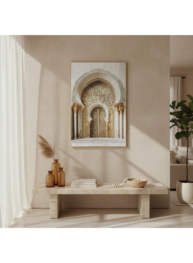 Home Box صورة مؤطرة لباب قبة إلارا في قبرص - 60x90 سم - Image 3