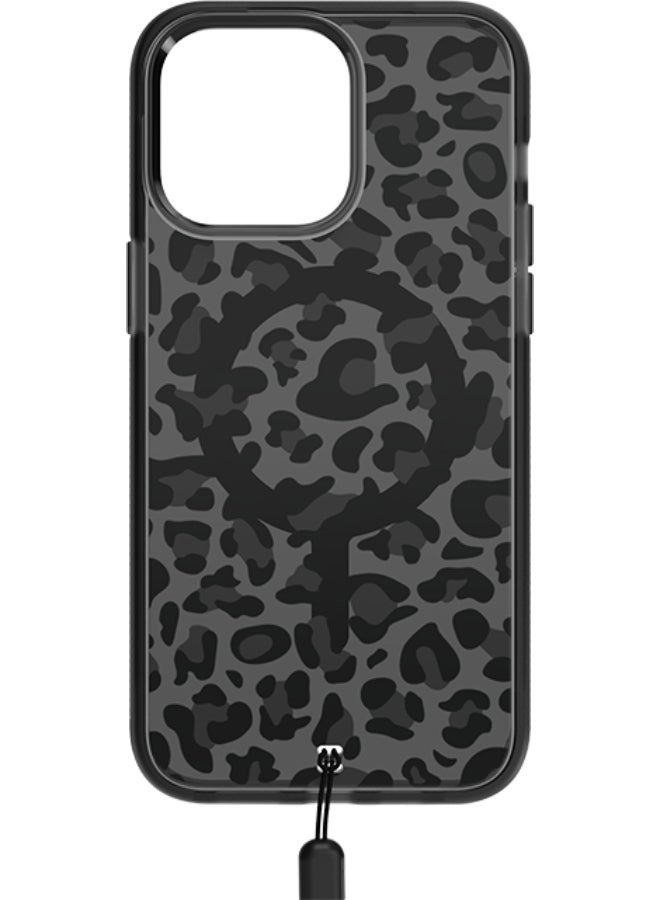 Bodyguardz حافظة BodyGuardz Me-ow Leopard Ace Pro مع MagSafe - آيفون 15 برو ماكس