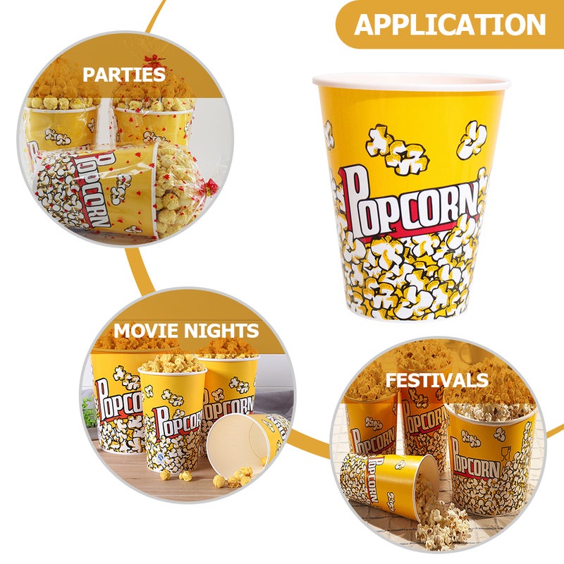 10Pcs Popcorn Basket Reusable Popcorn Holders Containers for Movie Night - Image 5