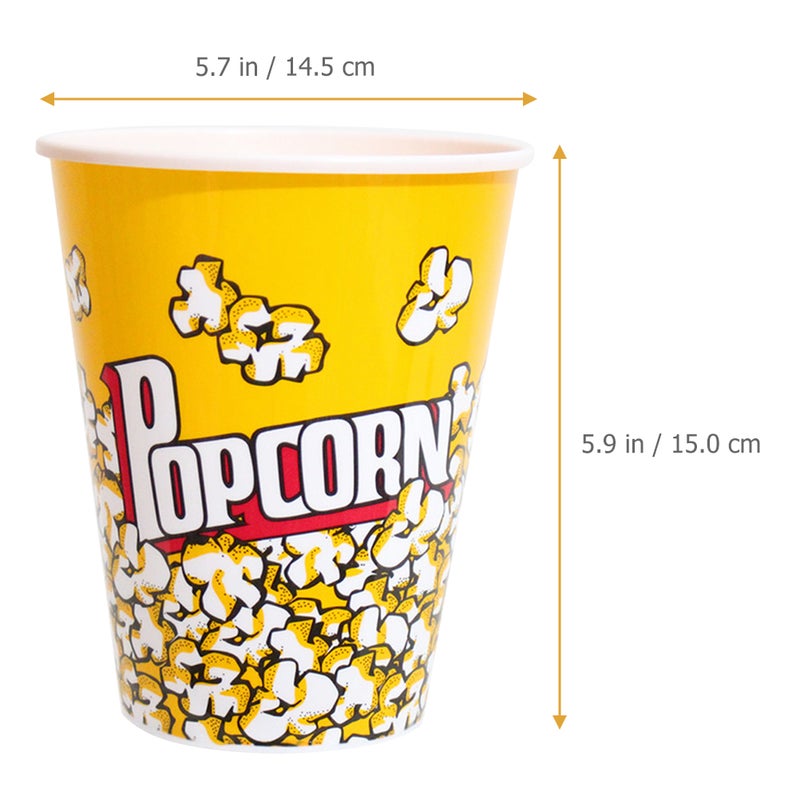10Pcs Popcorn Basket Reusable Popcorn Holders Containers for Movie Night - Image 2