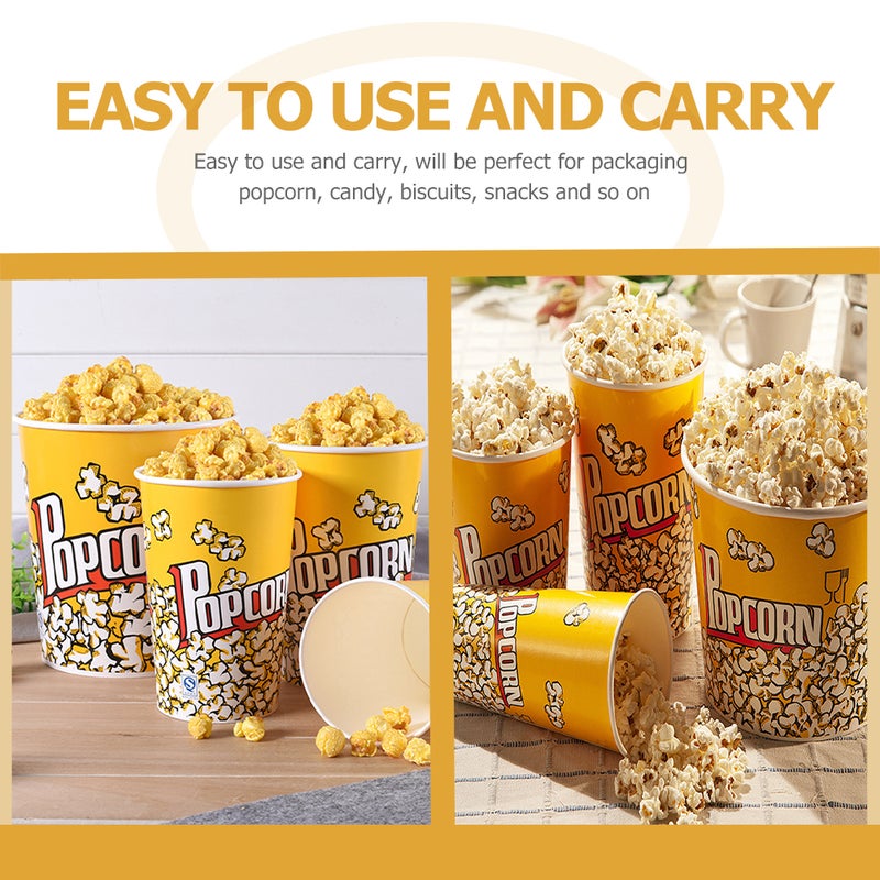 10Pcs Popcorn Basket Reusable Popcorn Holders Containers for Movie Night - Image 4