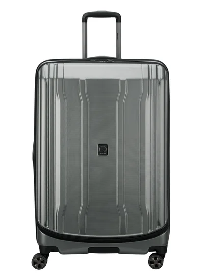 DELSEY Paris Cruise 80cm Hardcase 4 Double Wheel Check-In Luggage Trolley Platinum