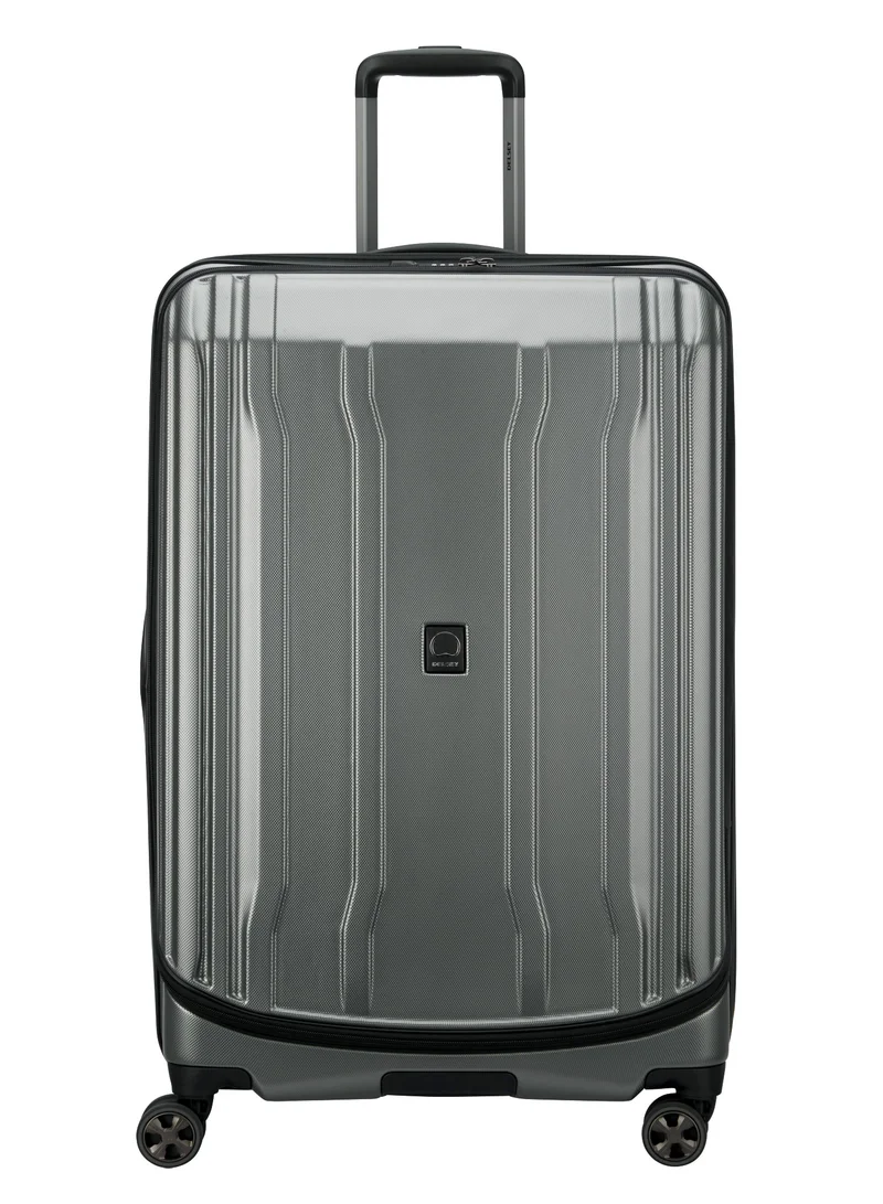 DELSEY Paris Cruise 80cm Hardcase 4 Double Wheel Check-In Luggage Trolley Platinum