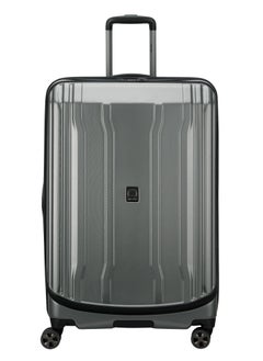 DELSEY Paris Cruise 80cm Hardcase 4 Double Wheel Check-In Luggage Trolley Platinum  - Image 1