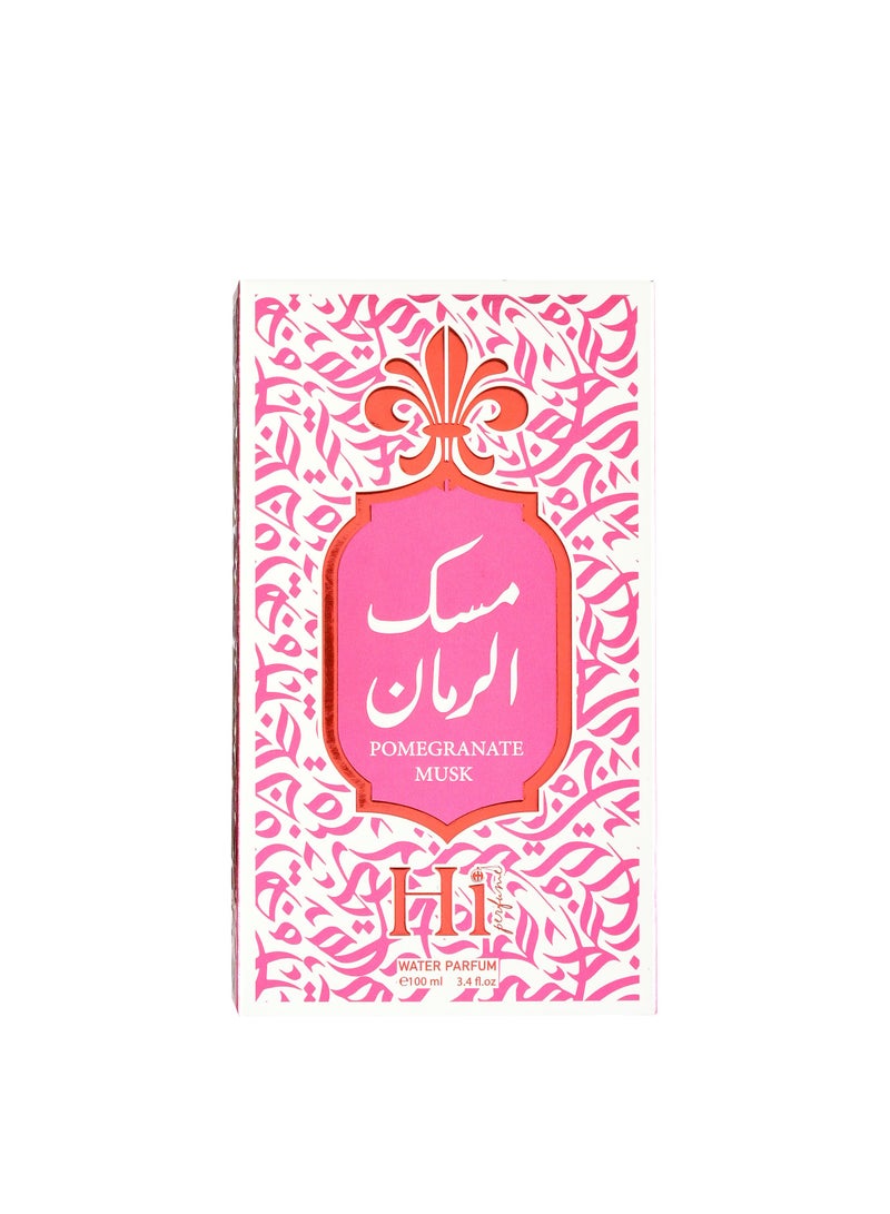 Hi Perfume Pomegranate Musk Water Perfume for Unisex 100ml - Image 3