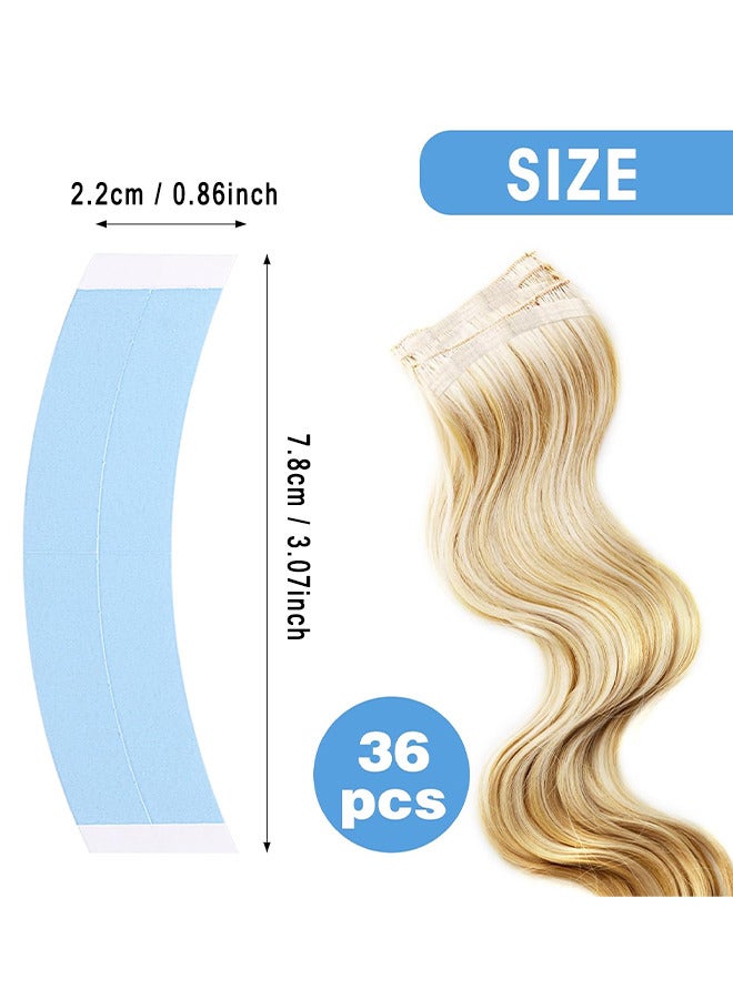 Depend Lace Front Wig Tape, 36 Pieces Waterproof Strong Adhesive Double Sided Lace Wigs Tape C-Shaped Hair Wig Tape For Wigs Toupees Hair Pieces And Hair Extension - Image 3