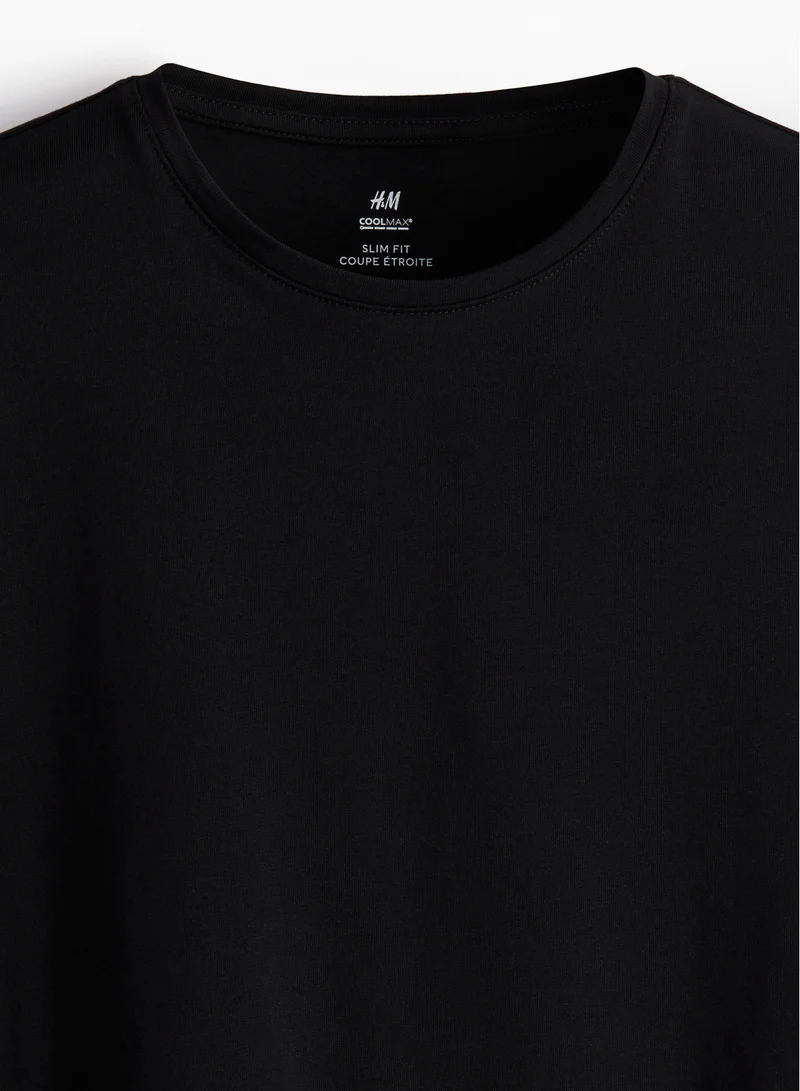 H&M Slim Fit Crew Neck T-Shirt