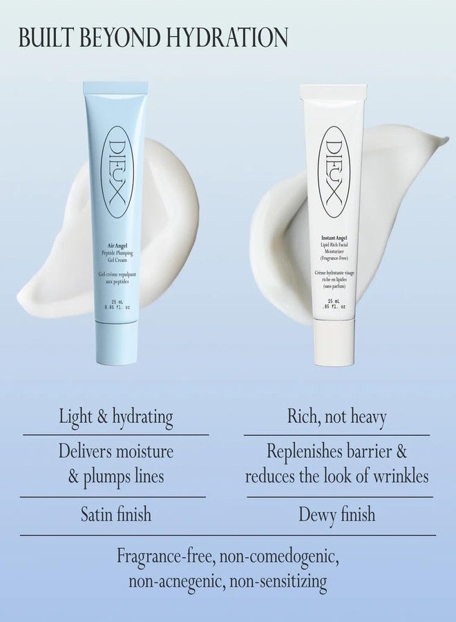 DIEUX Heavenly Hydration Set - Hydrate, Glow & Firm (Instant Angel Moisturizer + Air Angel Gel Cream + Squeeze Key 25 ml Mini Size - Image 4