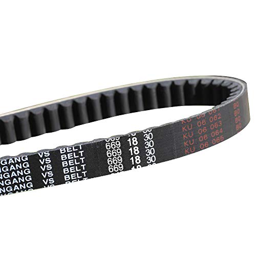 Trkimal 669-18-30 CVT Drive Belt for GY6 49cc 50cc 139QMB Engine ROKETA JMSTAR TAOTAO JONWAY Baja Tank Scooter Moped ATV Go Kart.… - Image 5