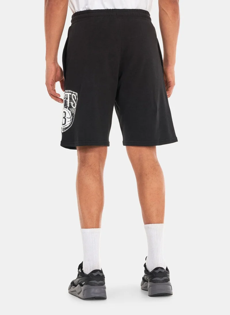 NEW ERA Men's Brooklyn Nets Team Logo Shorts