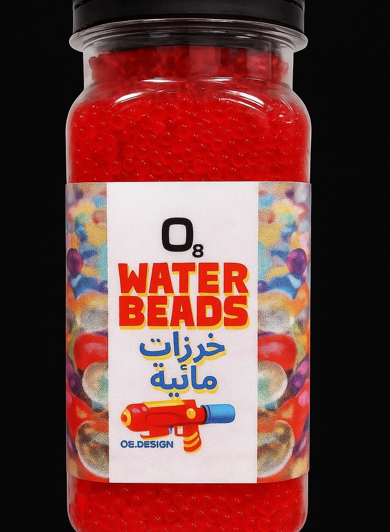 O8.design 10000 Water Beads Bullitt Refill Water Guns Claret color/ decorative water beads - Image 1