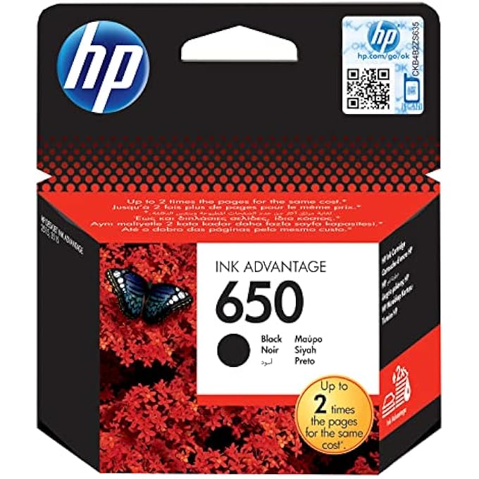 HEWLETT PACKARD CARTRIDGE INK 650 BLACK, COMPATIBLE FOR 251DW, 276DW, 8600, 8100 E, 1015, 1515, 2515, 2545, 2645, 3515 PRINTERS - Image 2