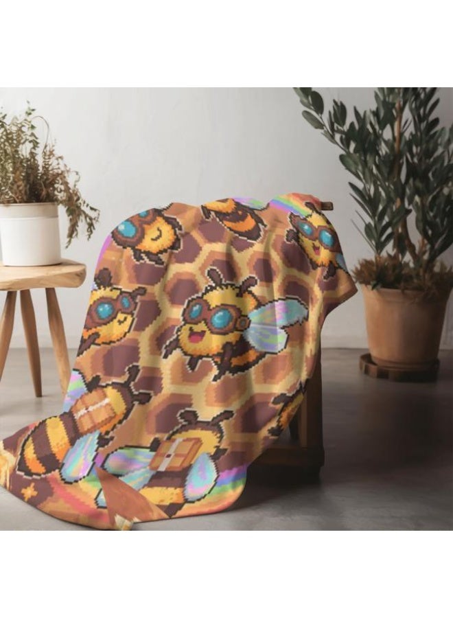 general Wisdom Fairy (latest) flannel thin blanket (warm and comfortable, suitable for sleep, game use, dust and sandproof) 150cm*200cm - 113 - Image 3