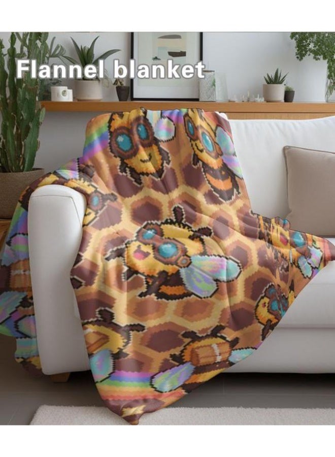 general Wisdom Fairy (latest) flannel thin blanket (warm and comfortable, suitable for sleep, game use, dust and sandproof) 150cm*200cm - 113 - Image 4