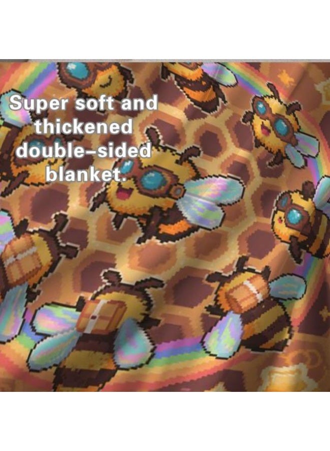 general Wisdom Fairy (latest) flannel thin blanket (warm and comfortable, suitable for sleep, game use, dust and sandproof) 150cm*200cm - 113 - Image 5