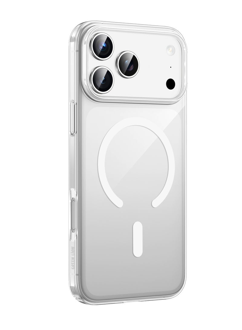 GREEN LION MagSafe Delgado Case iPhone 17 Pro Max with Ultra Drop Protection & MagSafe Compatibility / Camera Protection / Daily Protection - Clear - Image 1