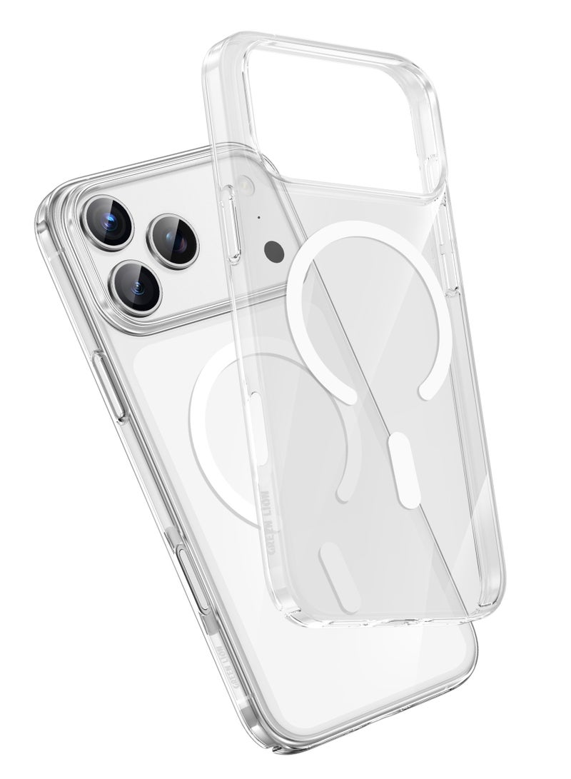 GREEN LION MagSafe Delgado Case iPhone 17 Pro Max with Ultra Drop Protection & MagSafe Compatibility / Camera Protection / Daily Protection - Clear - Image 2