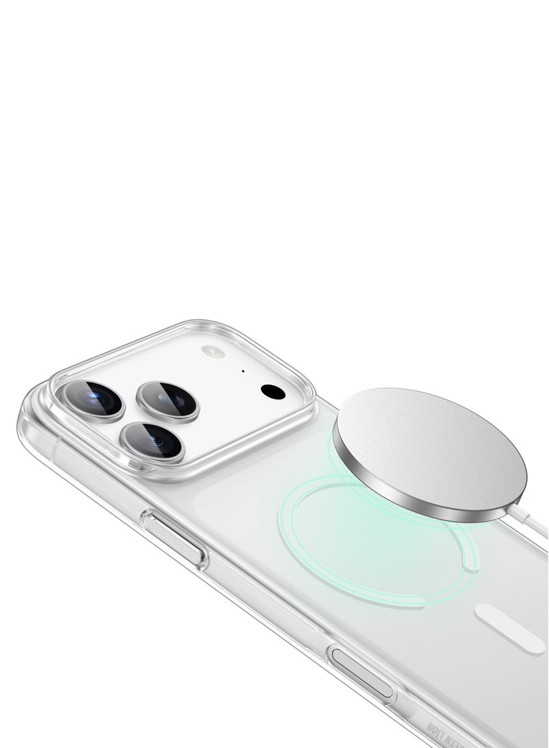 GREEN LION MagSafe Delgado Case iPhone 17 Pro Max with Ultra Drop Protection & MagSafe Compatibility / Camera Protection / Daily Protection - Clear - Image 3