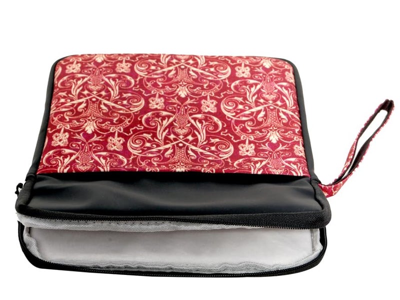 ProElite Tablet Sleeve Case Cover for Upto 11.5" for iPad 10.2/Air 10.9/Pro 11/ Samsung/Lenovo/Galaxy Tab A9 Plus/S8/S9/Realme Pad/Honor Pad X9/Xiaomi Mi pad 7/Redmi Pad/Oneplus Pad, Black Filigree - Image 5