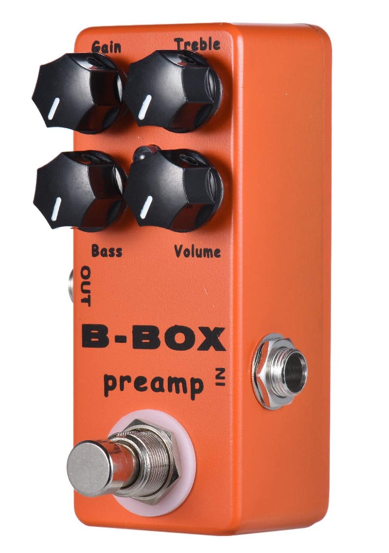 MOSKYAudio YMUZE Moskyaudio Mini B-Box Preamp Pedal Electric Guitar Effect with Overdrive Function - Image 2
