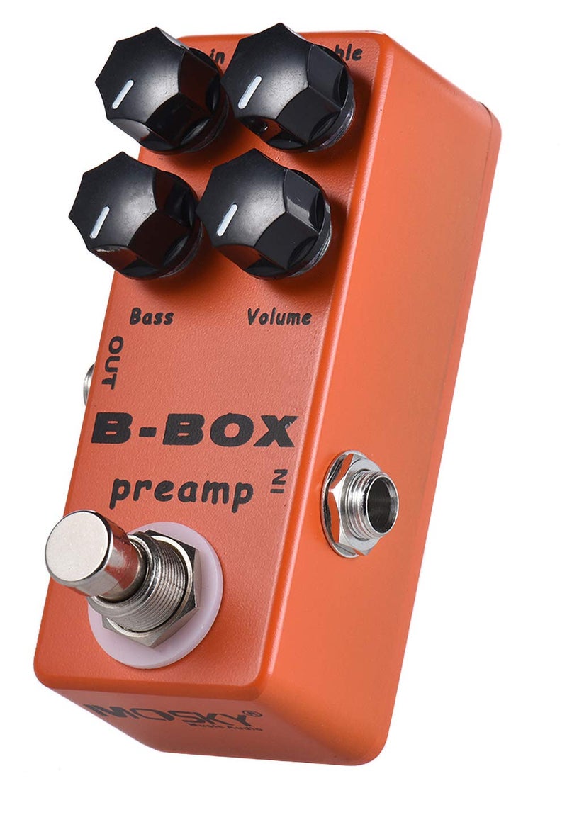MOSKYAudio YMUZE Moskyaudio Mini B-Box Preamp Pedal Electric Guitar Effect with Overdrive Function - Image 5