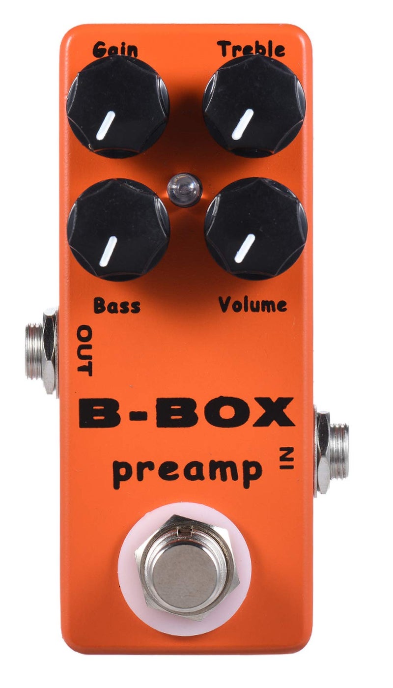MOSKYAudio YMUZE Moskyaudio Mini B-Box Preamp Pedal Electric Guitar Effect with Overdrive Function - Image 1