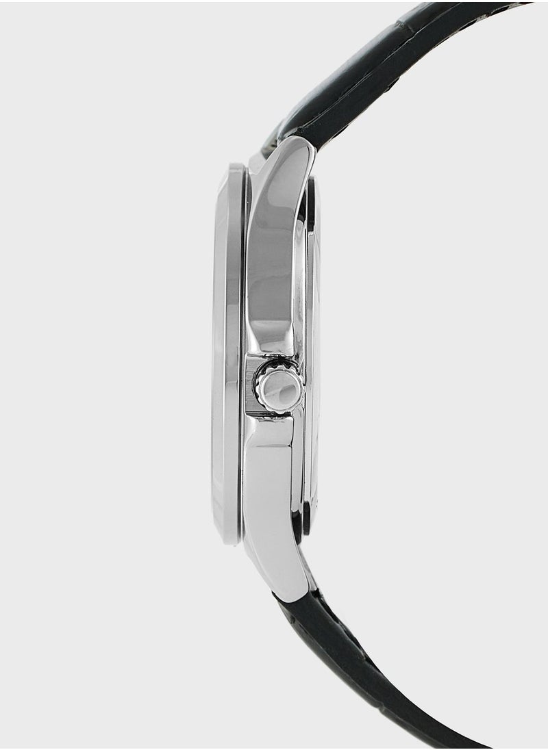 CASIO - Pu Strap Analog Watch - Image 1