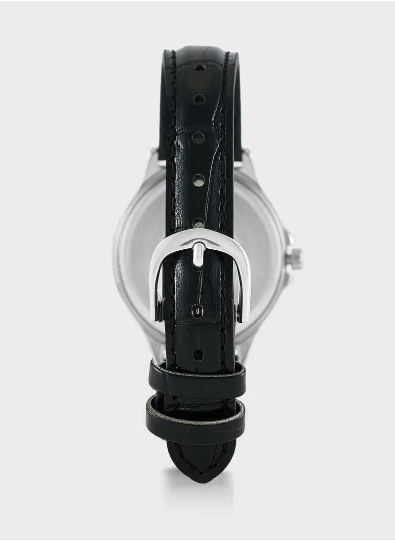 CASIO - Pu Strap Analog Watch - Image 1