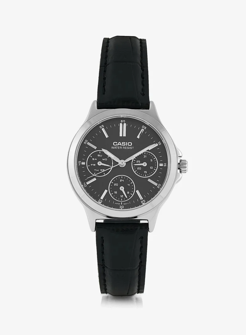 CASIO Pu Strap Analog Watch