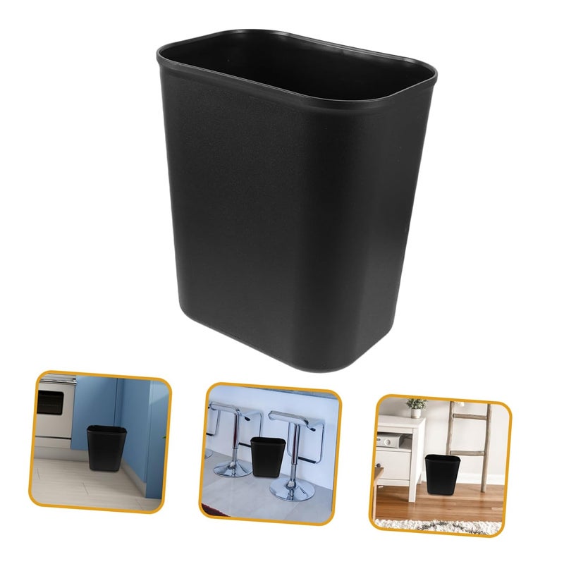 13 سلة مهملات مربعة كوارت للمكتب المنزل المطبخ توفير المساحة تحت المكتب سلة نفايات - Image 3
