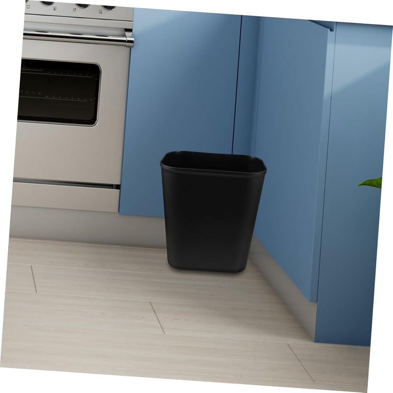 13 سلة مهملات مربعة كوارت للمكتب المنزل المطبخ توفير المساحة تحت المكتب سلة نفايات - Image 4