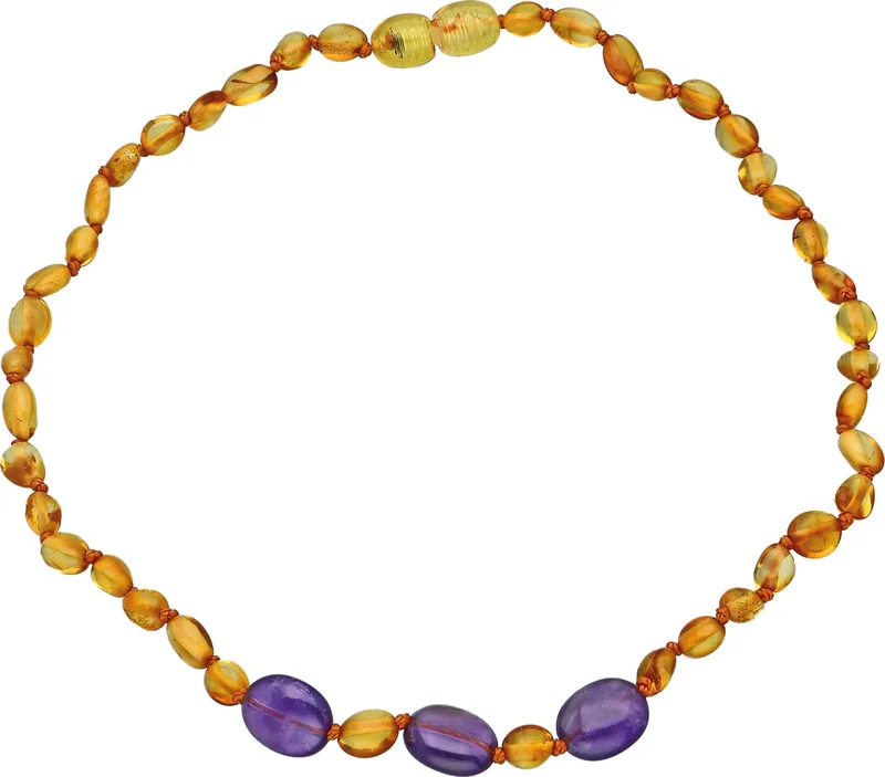 Chavin Amber Necklace Girl Boy Child Baby Teeth Necklace EP26