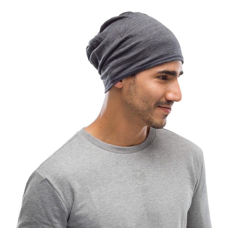 Buff Lightweight Merino Wool Neck Gaiter, 100% Ethically Sourced Wool, Versatile, Temperature Regulating Face Mask, Grey, Adult Size - Image 4