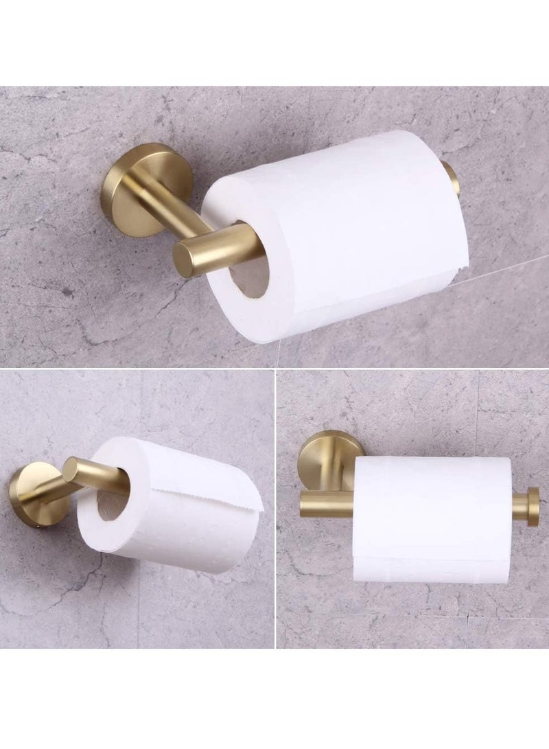 MIXDE Modern 4-Piece Bathroom Hardware Set 24-Inch Towel Bar Toilet Paper Holder and 2X Towel Hook Wall Mounted Brushed SUS 304 Stainless Steel - Image 4