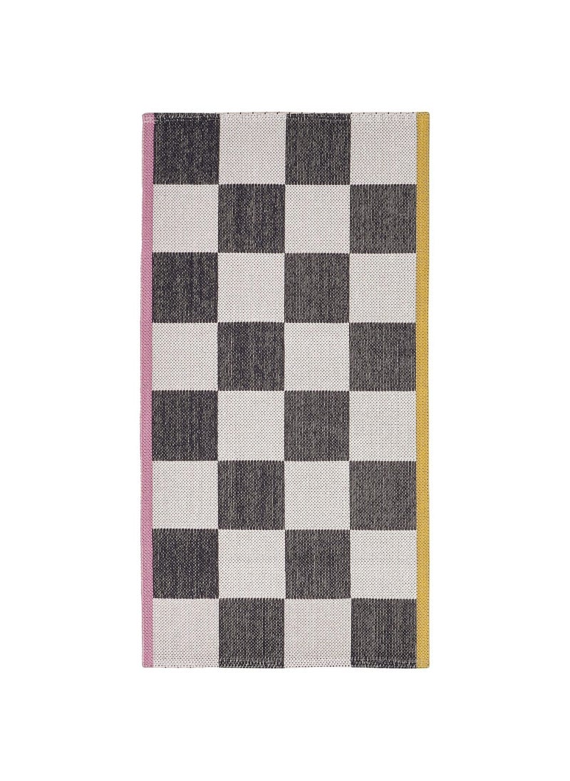 Generic Rug Flatwoven White Black 60X120 