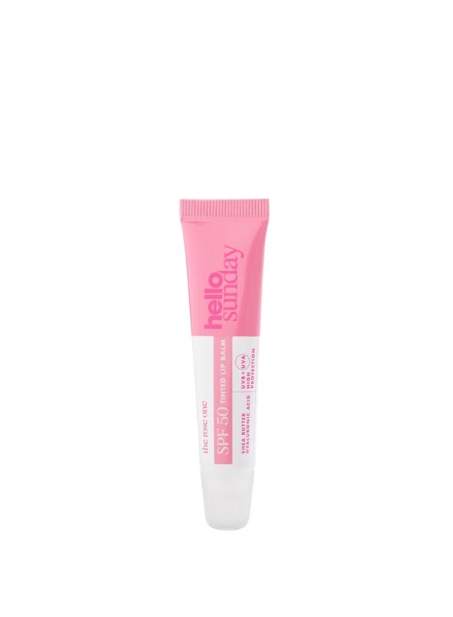 Hello Sunday Tinted Lip Balm SPF50 15ml - Rose - Image 1