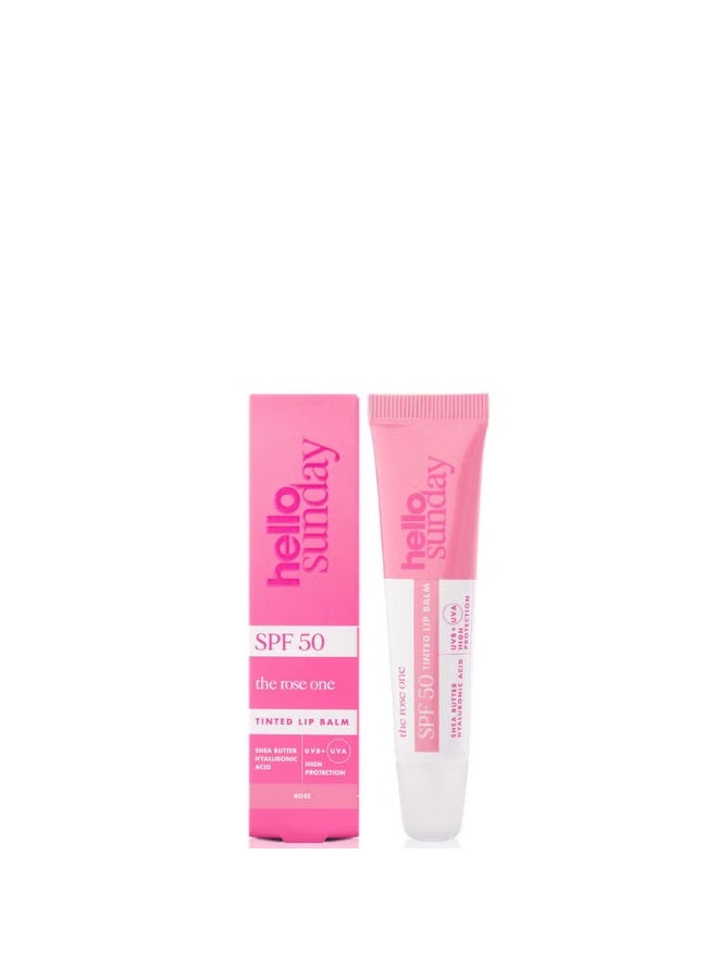 Hello Sunday Tinted Lip Balm SPF50 15ml - Rose - Image 4