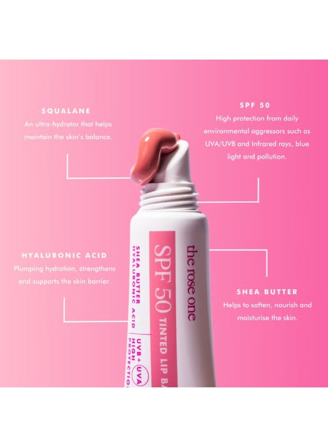 Hello Sunday Tinted Lip Balm SPF50 15ml - Rose - Image 3