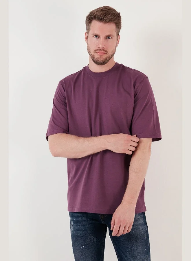 Buratti  Buratti Cotton Oversize Crew Neck Basic T Shirt Men's T SHIRT 5902365 for Men | Best Price UAE