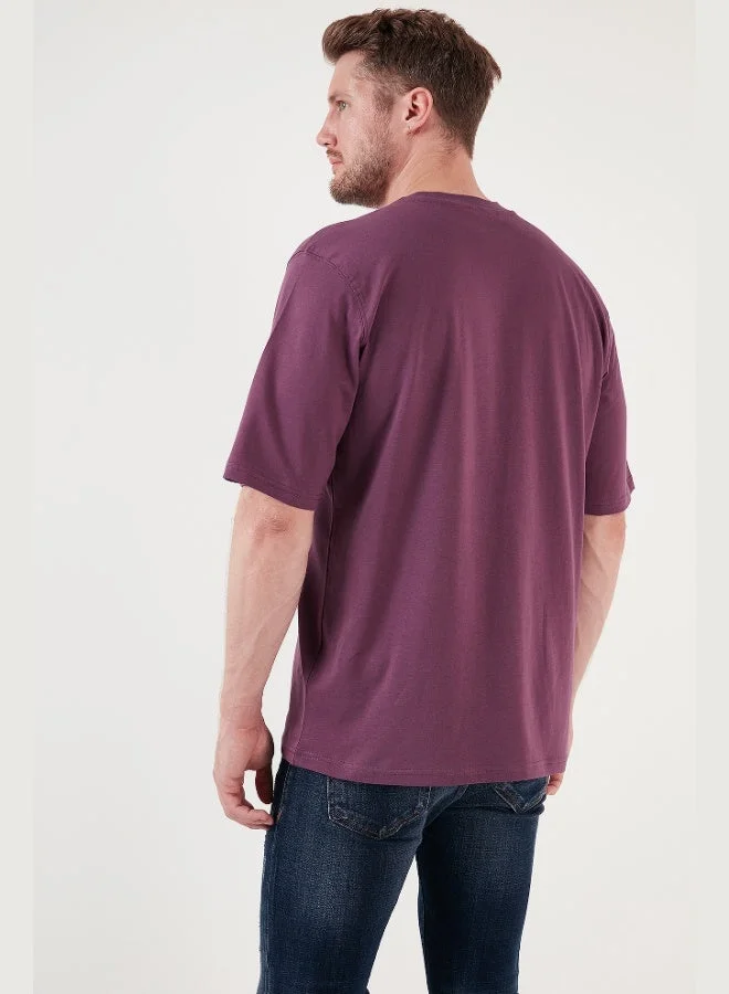 Buratti  Buratti Cotton Oversize Crew Neck Basic T Shirt Men's T SHIRT 5902365 for Men | Best Price UAE