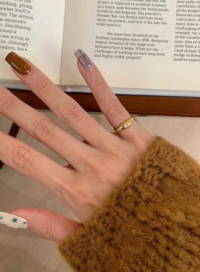 Take Two Gold Tone Rhinestone Embellished Ring