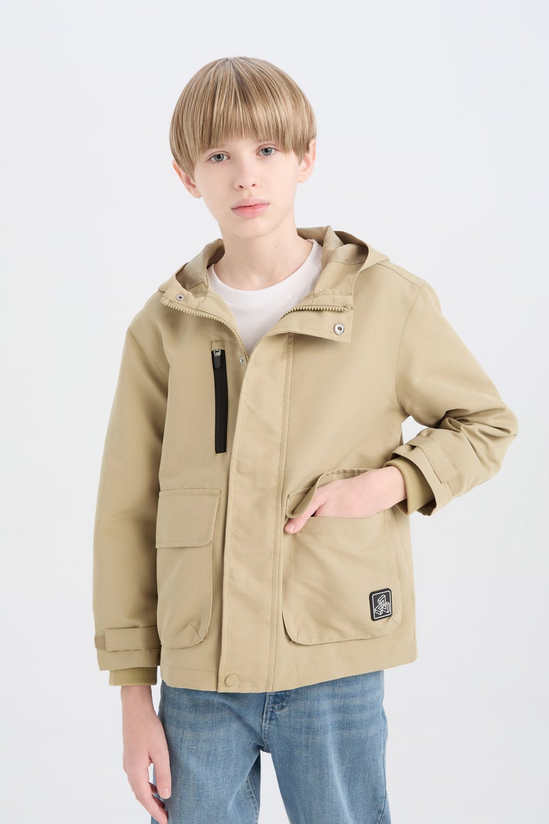 DeFacto Boy Hooded Waterproof Raincoat  - Image 1