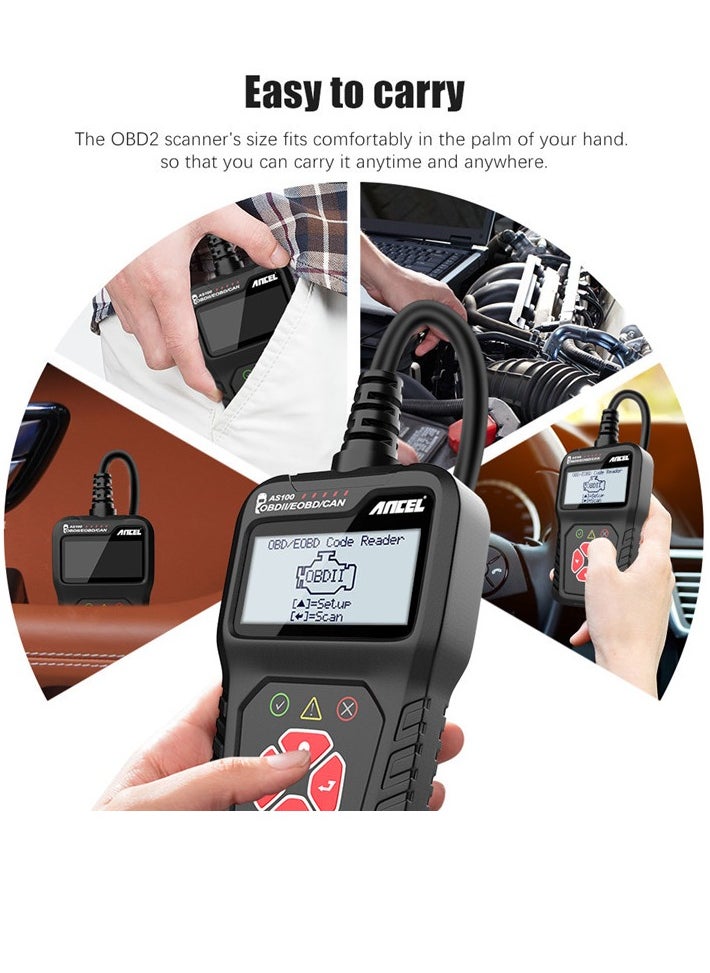 Ancel قارئ أكواد OBD2 ماسح ضوئي أداة تشخيص أعطال المحرك  - Image 5