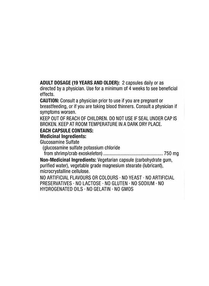 Kirkland Signature - Glucosamine Sulfate 750 mg, 420 Vegetarian Capsules - Image 1