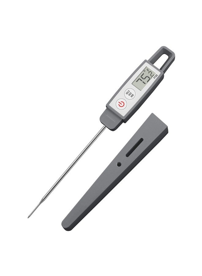 Lavatools PT09 Super-Quick Commercial Grade Digital Thermometer for Cooking, Meat, Candy, Candle, Liquid, Oil, 4.5" Compact Probe, Splash Proof, °C/°F Toggle, Hold Function - Sesame - Image 1